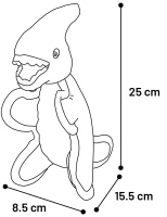 Flamingo Zabawka dla psa dinozaur Saura zielony_4