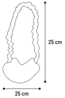 Flamingo Zabawka dla psa Fauxtra Ring Bungee Long_3