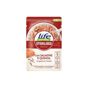Promocja LIFE CAT Mokra karma dla kota Sterilized łosoś z komosą ryżową 70 g 
