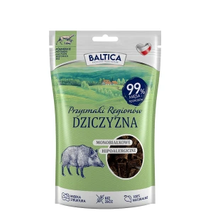Promocja BALTICA Półmiękkie przysmaki dla psa z dziczyzną 80 g   