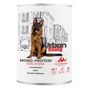 Promocja Over Zoo Urban Pets Karma dla psa Mono protein dziczyzna 400 g 