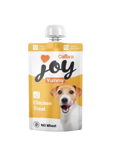 Calibra Joy Dog Yummy Mięsna pasta do lizania dla psów z kurczakiem, prebiotykami i witaminami 100 g