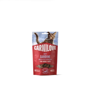 CARNILOVE Cat SOFT Snack Sardine enriched with Strawberry 50g