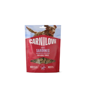CARNILOVE Dog SOFT snack Sardines enriched with Wild garlic 200g