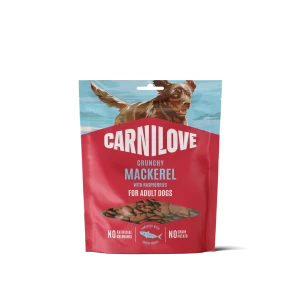 CARNILOVE Dog CRUNCHY Chrupiące przysmaki mięsne dla psa z makrelą i malinami 200 g