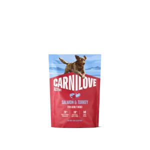 CARNILOVE ACTIVE Dog Dry Made with Salmon & Turkey for Adult All Breeds 1,5kg