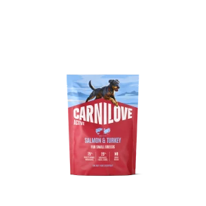 CARNILOVE ACTIVE Dog Dry Made with Salmon & Turkey for Adult Small Breeds 1,5kg