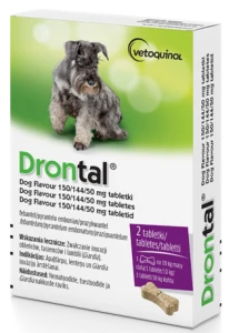DRONTAL Dog Flavour 150/144/50 mg tabletki dla psów 