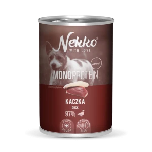 NEKKO MONOPROTEIN ADULT Kaczka puszka 400g