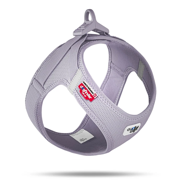 Curli Szelki dla psa Clasp Air Mesh Lilac
