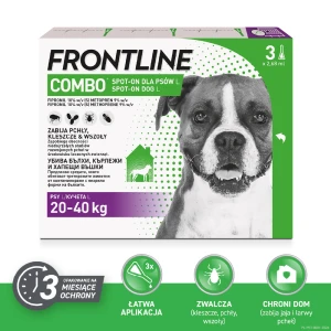 promocja FRONTLINE Combo® na pchły i kleszcze dla psów L