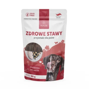 promocja Pokusa Smaczki dla psa zdrowe stawy kaczka i małże nowozelandzkie 60 g 