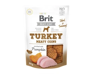 Promocja Brit Jerky Smaczki dla psa indyk z dynią  80 g