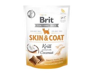 Promocja Brit Smaczki dla psa  Skin Coat z krylem i kokosem  150 g  