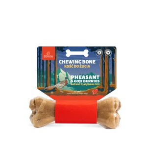 Promocja Pokusa  Feel The Wild Kość do żucia dla psa bażant z jagodami goji 12 cm  