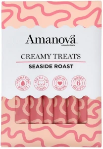 Amanova Cat Creamy Treats Kremowy przysmak dla kota - tuńczyk i wątróbka 6x15 g