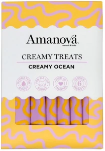 Amanova Cat Creamy Treats Creamy Ocean Tuna & Goat milk - tuńczyk i mleko kozy 6x15g