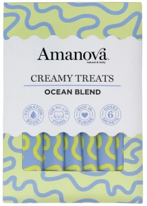 Amanova Cat Creamy Treats Kremowy przysmak dla kota tuńczyk i łosoś 6x15 g