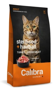 Calibra Karma sucha dla kota Cat EXPERT+ Adult Sterilised & Hairball 1,5 kg 