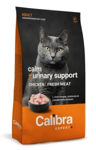 Calibra Karma sucha dla kota Cat EXPERT+ Adult Calm & Urinary support 1,5 kg 