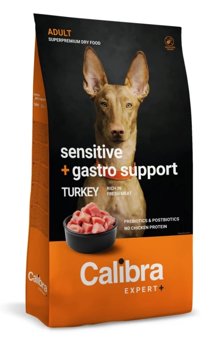Calibra karma sucha Dog EXPERT+Adult Sensitive & Gastro Support 2kg