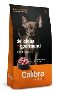 Calibra karma sucha Dog EXPERT+Adult Small Delicious & Gourmand 1,5 kg 