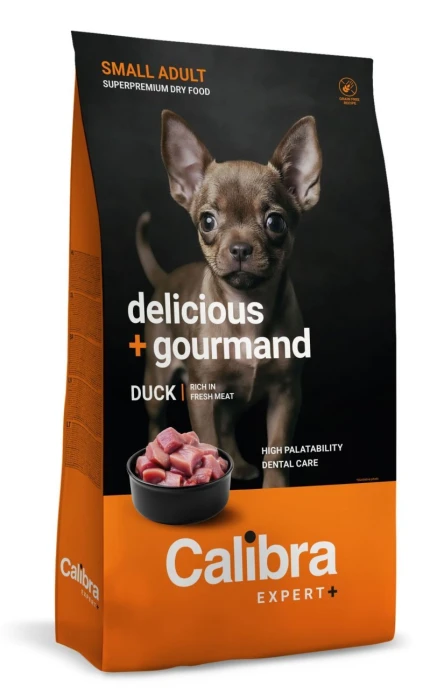 Calibra karma sucha Dog EXPERT+Adult Small Delicious & Gourmand 1,5kg