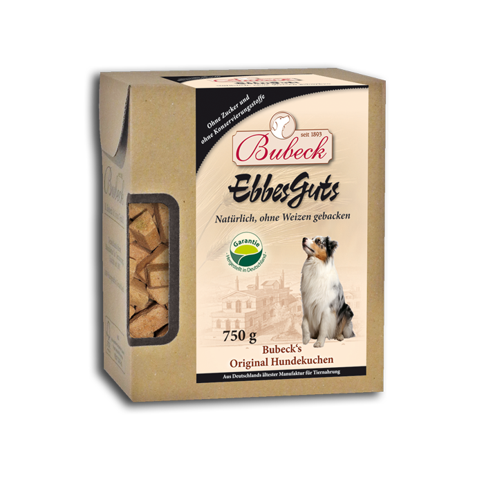 Bubeck Ciastka dla psa orkiszowe Ebbes Guts 750 g