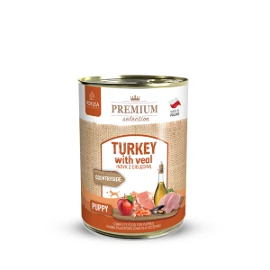 Promocja Pokusa Premium Karma mokra dla szczeniąt indyk z cielęciną  400g  
