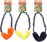 Flamingo Zabawka dla psa Fauxtra Ring Bungee Plush_2