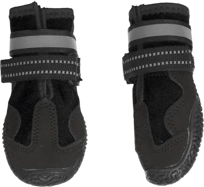 Flamingo Buty dla psa Glea czarne