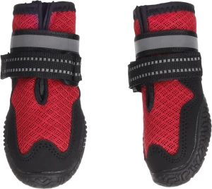 Flamingo Buty dla psa Gayo czewone 2 sztuki