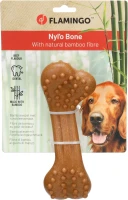 Flamingo Zabawka dla psa Bamboo Bone o smaku wołowiny_2