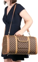 Flamingo Torba transportowa dla psa i kota Chloe 2 brązowa_3
