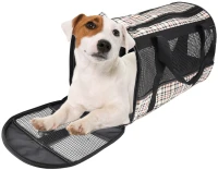 Flamingo Torba transportowa dla psa i kota Mayfair brązowa_3