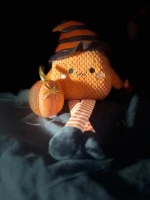 Flamingo Zabawka Halloween dla psa Duszek lub Dynia