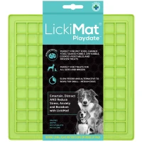 LickiMat Mata do lizania dla psa Playdate Classic zielony
