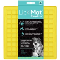 LickiMat Mata do lizania dla psa Playdate Classic żółta