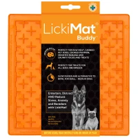 LickiMat Mata do lizania dla psa Buddy Classic pomarańczowa