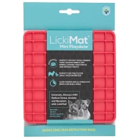 LickiMat Mata do lizania dla psa Mini Playdate różowa