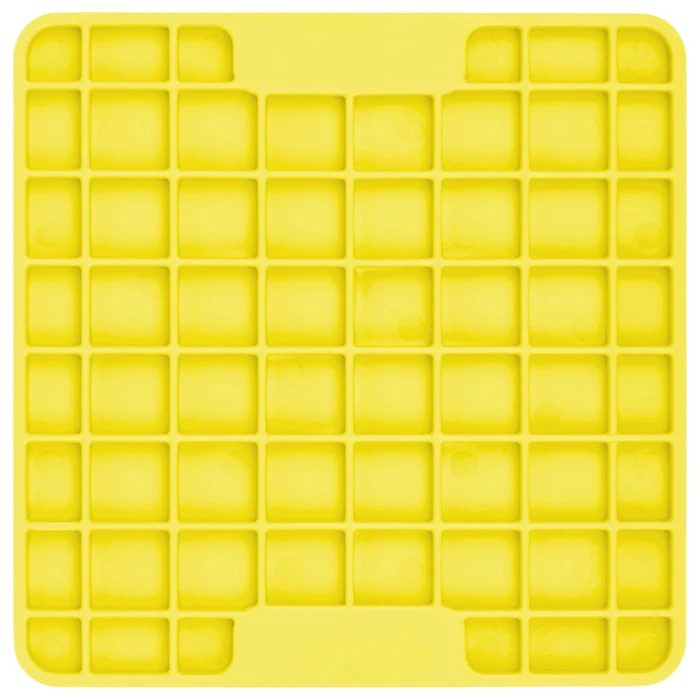 LickiMat Mata do lizania dla psa Mini Playdate żółta