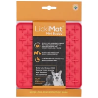 LickiMat Mata do lizania dla psa Mini Buddy różowa