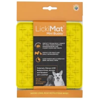 LickiMat Mata do lizania dla psa Mini Buddy żółta_2