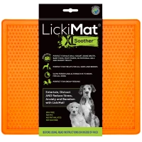 LickiMat Mata do lizania dla psa Soother XL pomarańczowa_2