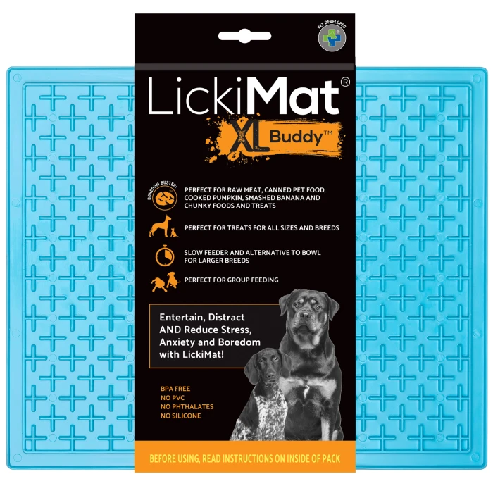 LickiMat Mata do lizania dla psa Buddy XL turkusowa