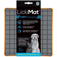 LickiMat Mata do lizania dla psa Tuff Playdate  pomarańczowa