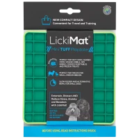 LickiMat Mata do lizania dla psa Mini Tuff Playdate  zielona