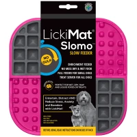 LickiMat Mata do lizania dla psa Slomo  różowa