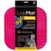 LickiMat Mata do lizania dla psa Slomo XL różowa