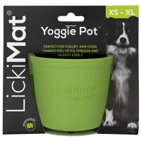 LickiMat Mata do lizania dla psa Yoggie Pot zielona